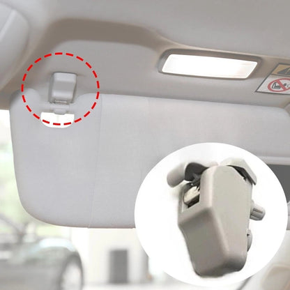 1PC Gray Sun Visor Clip Retainer Holder for Maserati Ghibli Levante (2014–2017)