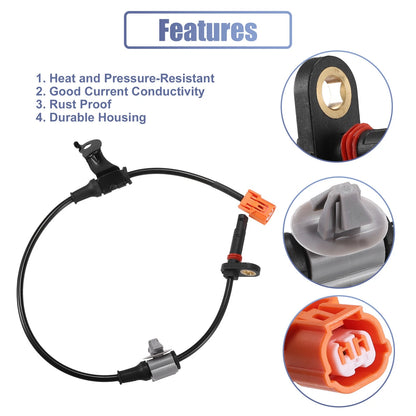 ABS Wheel Speed Sensor Rear Left for Honda Accord