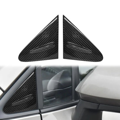 Carbon Fiber Front Window A Pillar Triangular Trim For Toyota GR Corolla 23-25