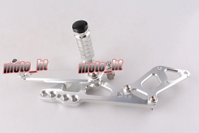 Rear Sets Foot Pegs for Suzuki GSXR 1000 K9 (2009-2010) - Silver Finish