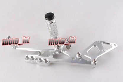 Rear Sets Foot Pegs for Suzuki GSXR 1000 K9 (2009-2010) - Silver Finish