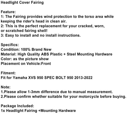 Windshield Cover for Yamaha XVS 950 SPEC BOLT (2013-2022)