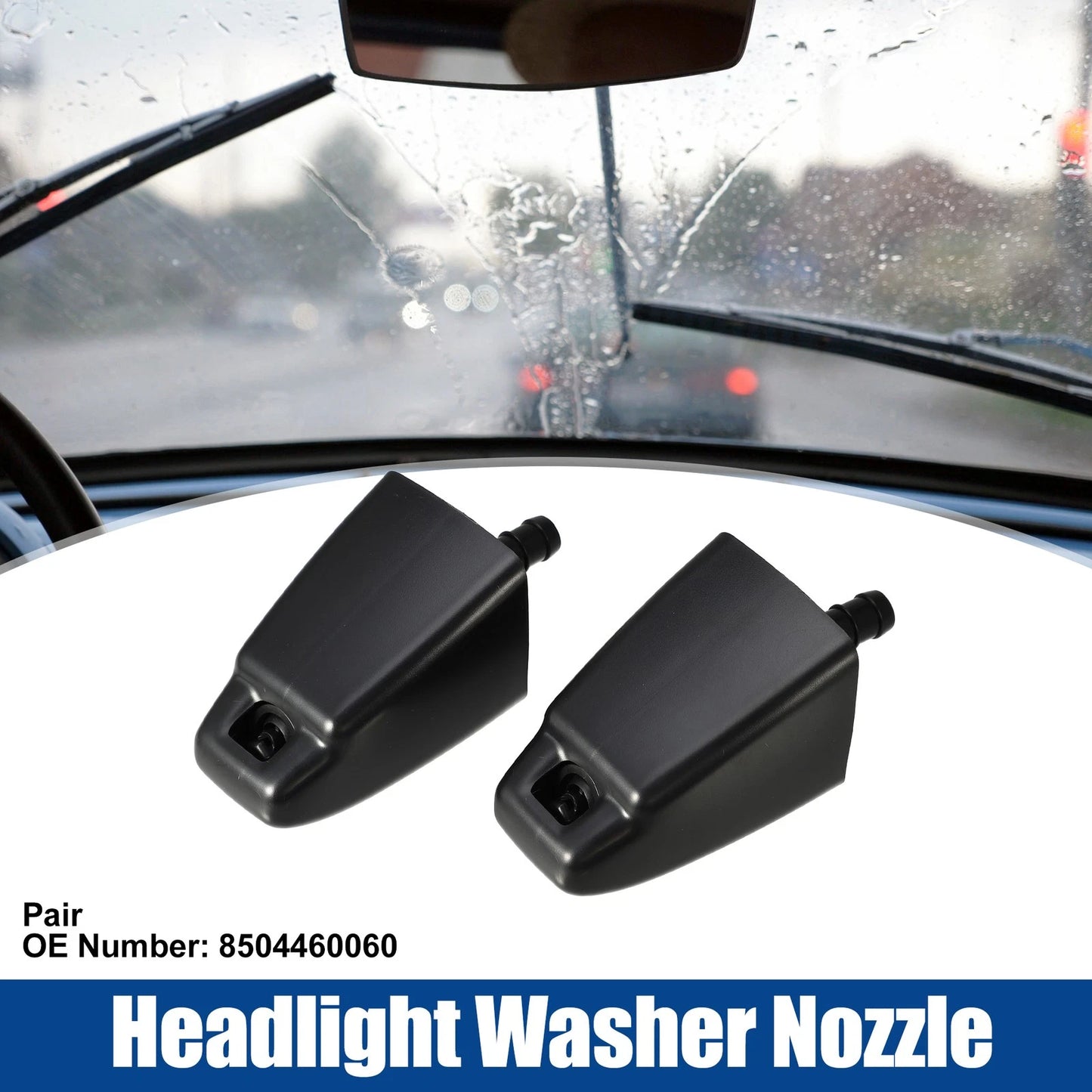 Front Left Right Headlight Washer Nozzles  for Toyota Land Cruiser