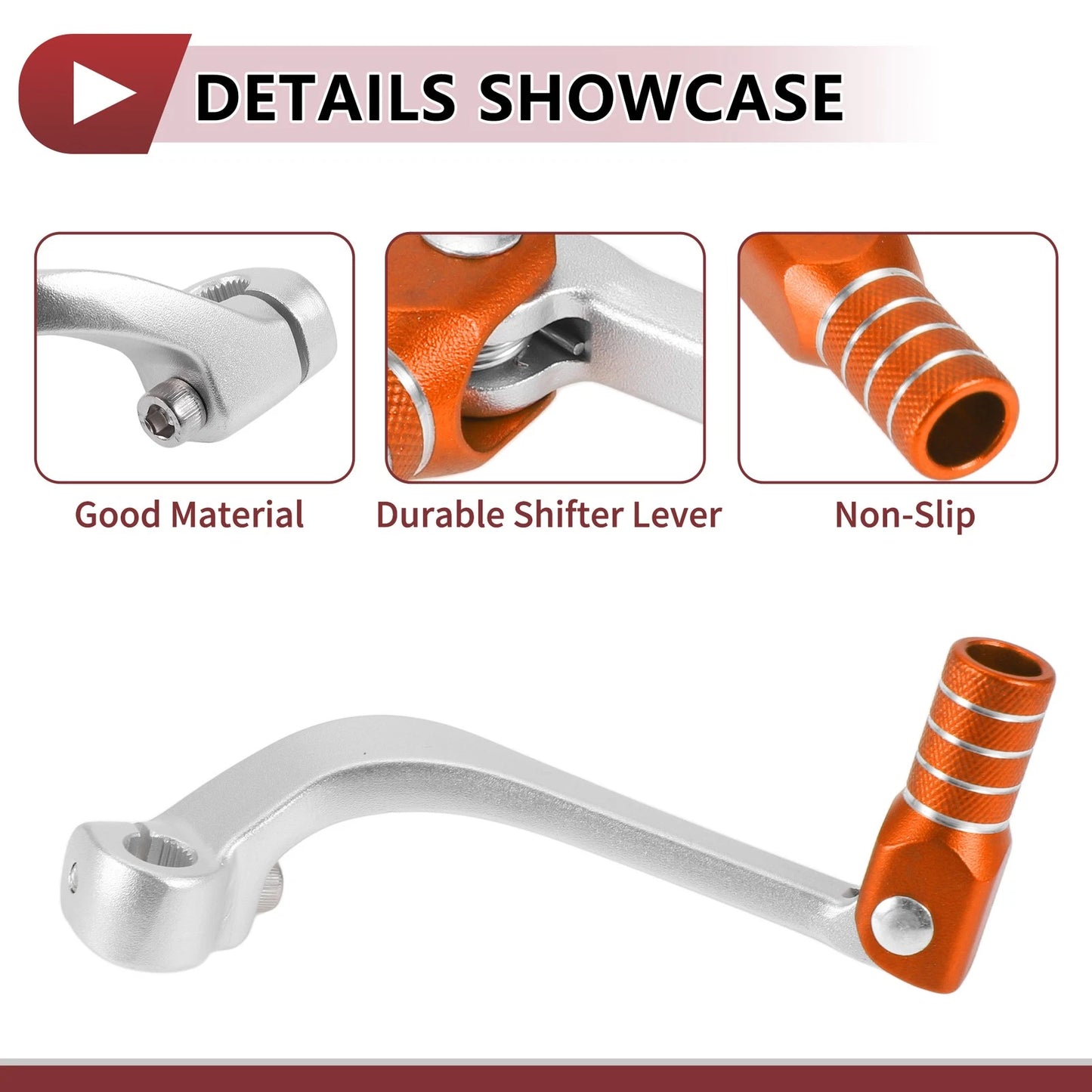 Orange Shifter Lever for Honda CRF110F (2013–2018)