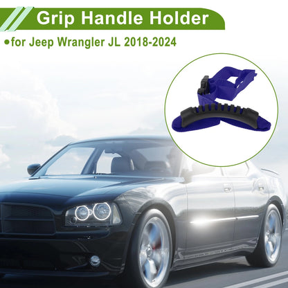 Blue Roll Bar Grab Handles for Jeep Wrangler JL (2018-2024)