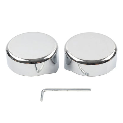 Chrome Upper Fork End Caps for Harley Softail Breakout FXBR FXBRS (2018-2023)