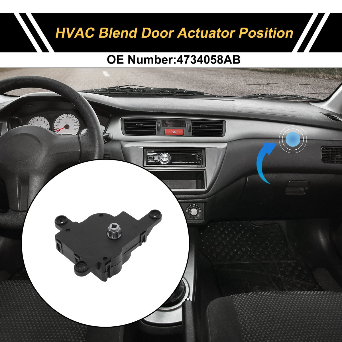 HVAC Heater Blend Door Actuator for Chrysler Grand Voyager