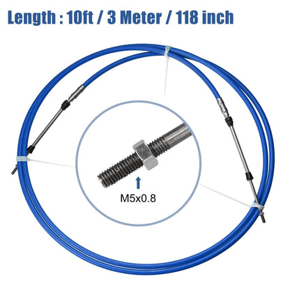 Remote Control Box Cable 10ft 118-Inch for Yamaha Blue