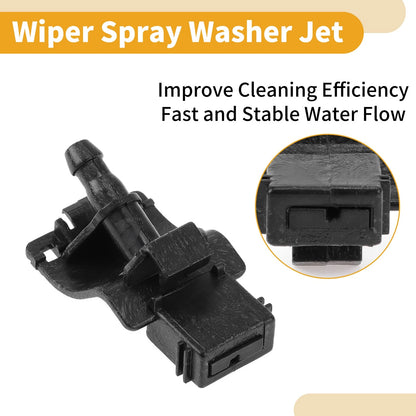 Windshield Washer Nozzles  Black for Lexus RX LS (2010-2015, 2008-2016)