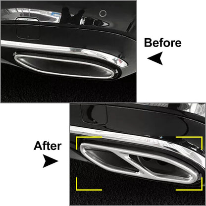 Exhaust Muffler Tip Tailpipe Cover for Mercedes Benz S Class (2018)