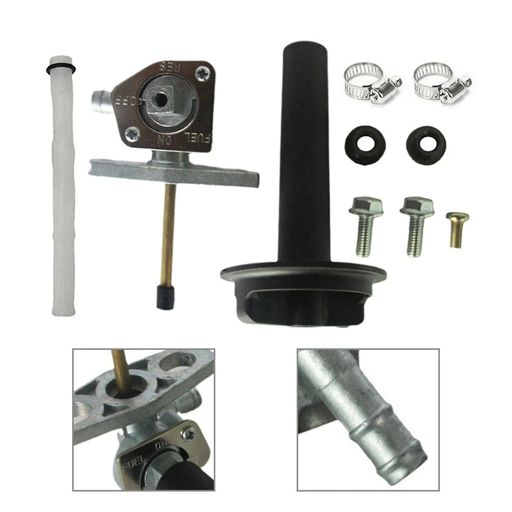 Fuel Valve Petcock & Lever Screw Kit for Honda TRX450 Foreman 500 (2005-2014)