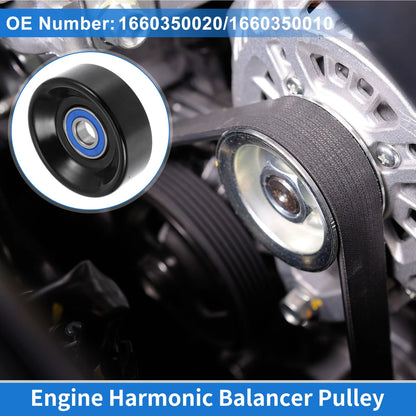 Drive Belt Idler Pulley for Ford F-250 F-350 E-250 (2002-2014) 1 Pc