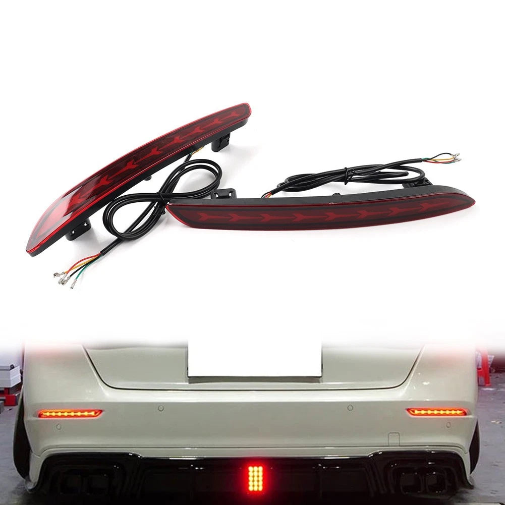 Rear Bumper DRL Turn Signal Lights for Honda Accord (2023-2024) Red