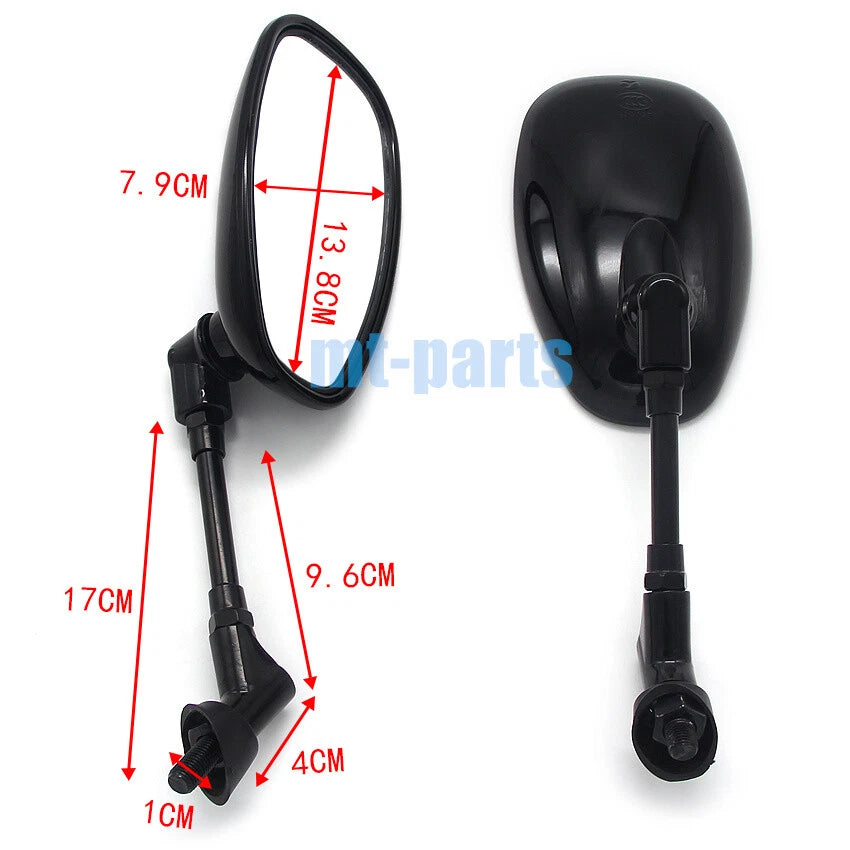 Rear View Mirror for Yamaha VMX12 V-MAX, VMX17 V-MAX, XVZ1300 (88-16)