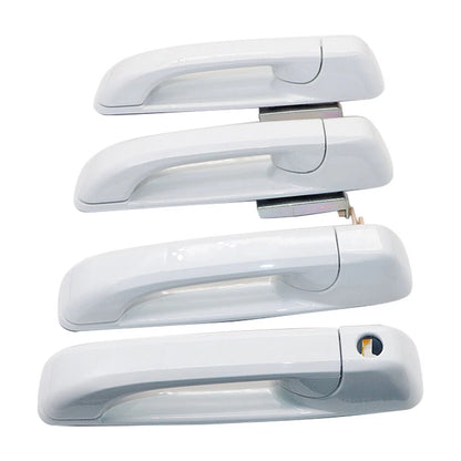 Bright White Door Handles for Dodge Ram 1500 2500 3500  - 4x