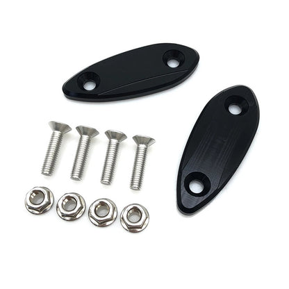 Rearview Mirror Block Off Base Plates for Kawasaki ZX25R ZX6R (2021-2023)