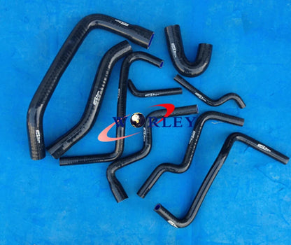 Aluminum Radiator + Blue Silicone Hose for Commodore VT-VX 3.8L V6 L67 (1997-2002)
