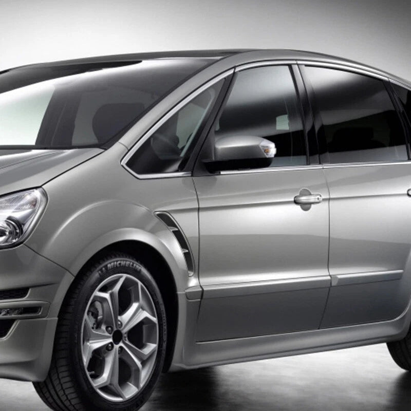 2 x Side View Wing Mirror Cover Caps for Ford S-Max Kuga 2008-2014 Silver