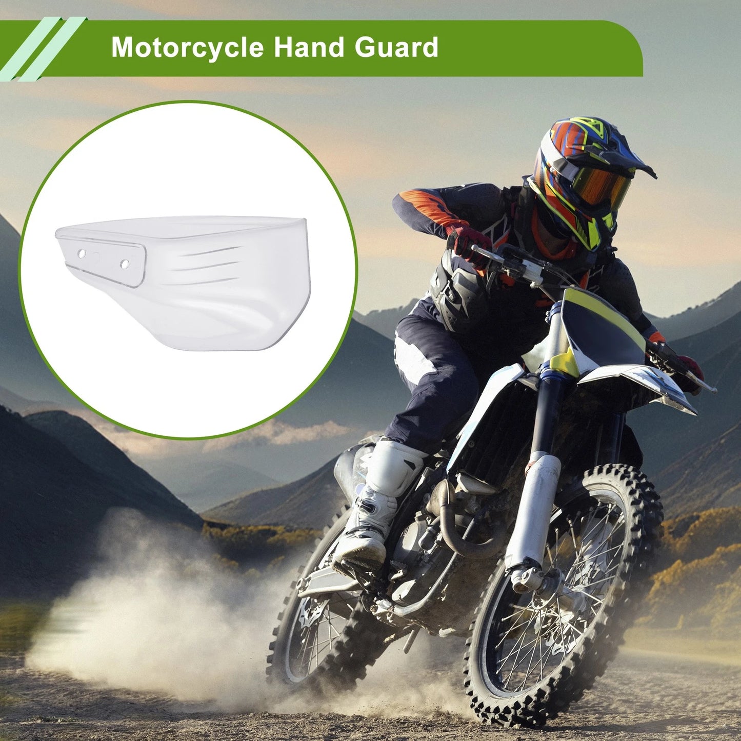 Set Universal Hand Guard Knuckle Guard Transparent for Motorcycles