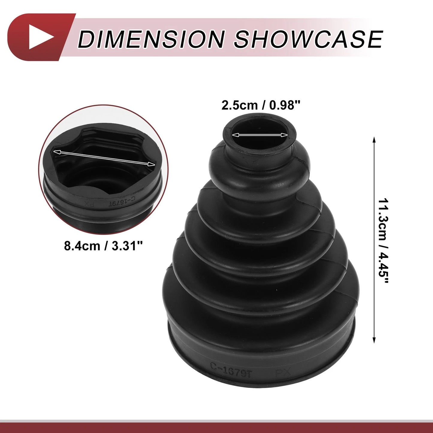 Inner CV Joint Boot Kit for BMW X5 (2000-2006) - Includes Clamps