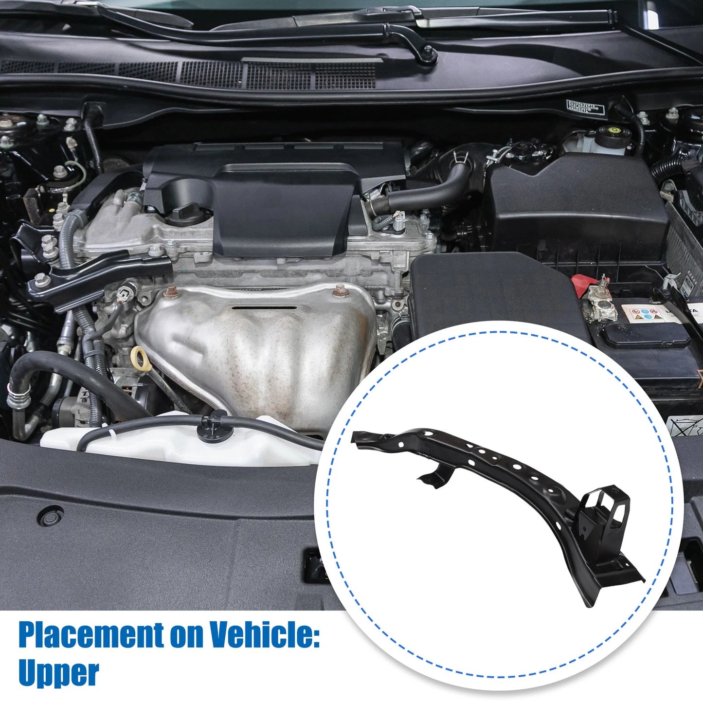 Upper Radiator Support Bracket for Toyota RAV4 (2013-2018) Black