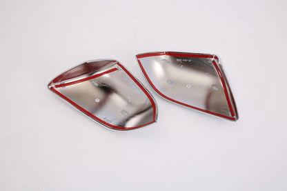ABS Chrome Rearview Mirror Side Lid Cover Trim for Tesla Model 3 (2018-2023) 2 x