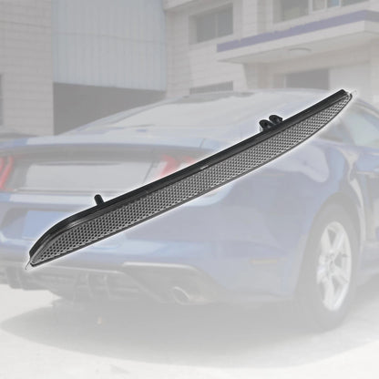 Bumper Reflector Stickers 2 x for Ford Mustang (2015-2023) Smoked Black