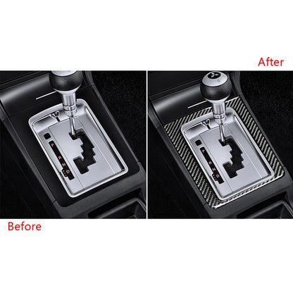 Carbon Fiber Manual Gearbox Cover Trim for Mitsubishi Lancer DE Sedan (2002-2007)