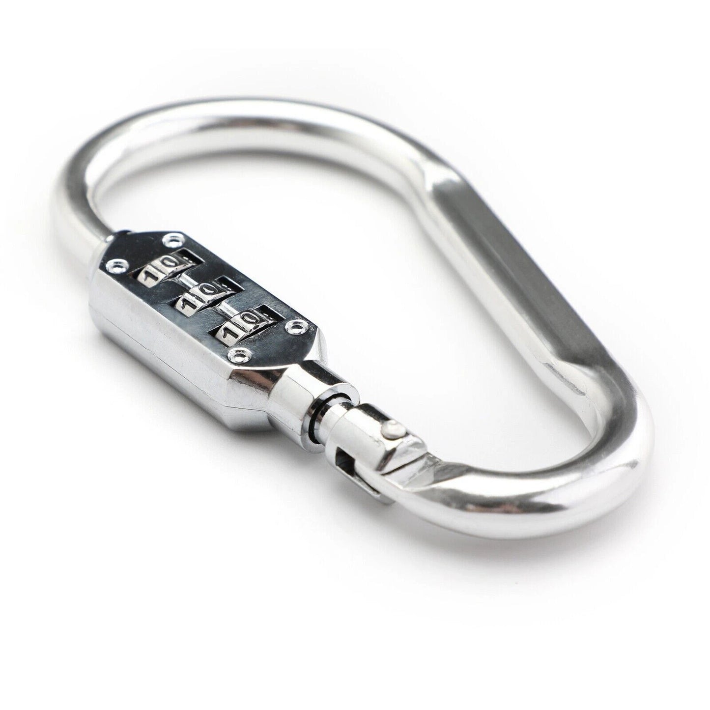 Chrome Helmet Lock for 1.5" Handlebar Universal for Motorcycle