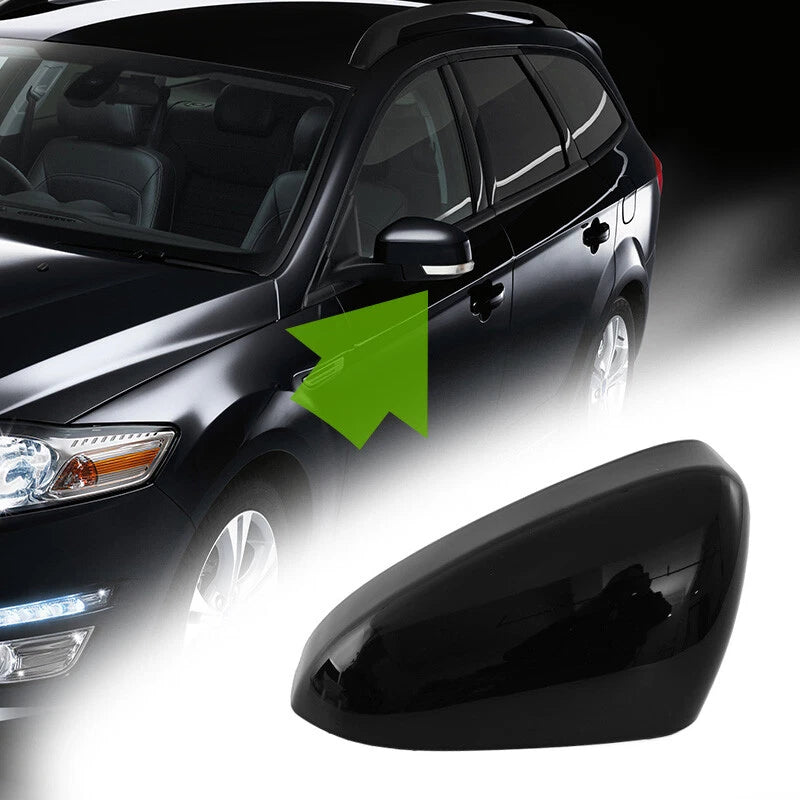 Driver Side Mirror Cover for 2013-2019 Ford Fusion - Left Side Cap Shell
