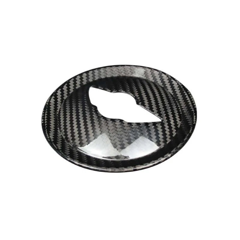 Dry Carbon Fiber Steering Wheel Center Logo Cover Fits Mini Cooper R55 R56 R60
