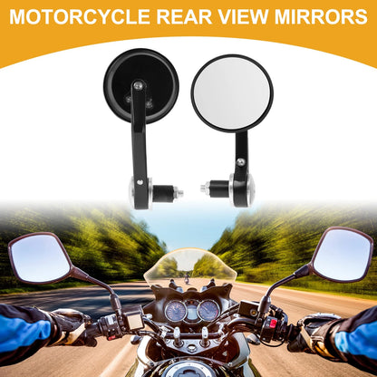 Rear View Mirrors / Handlebar Mirror Aluminum for M8 Motorcycle