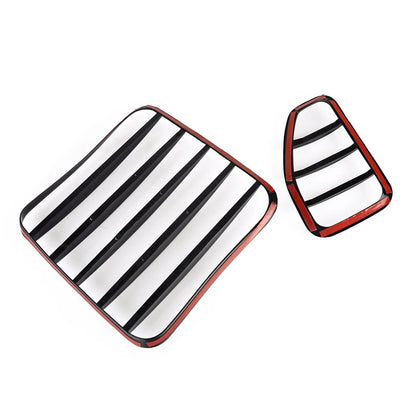 Black ABS Tail Light Protector Cover for Jeep Renegade (2016-2023)