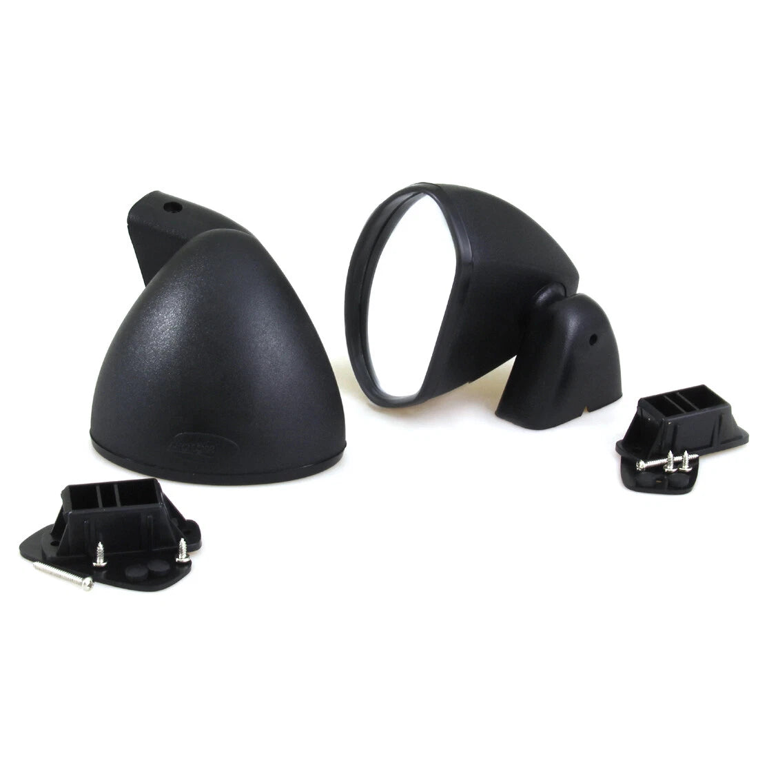 Door Mirrors Black x2 for Lamborghini Urraco P111/P200/P250/P300 1971-1979