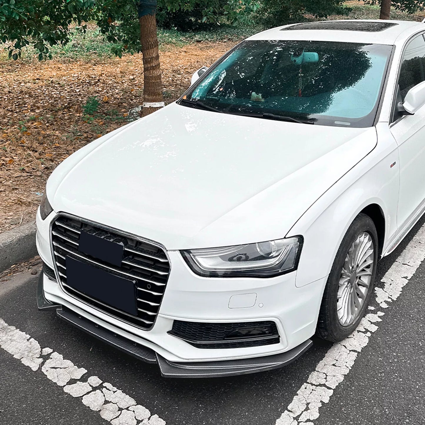 Front Spoiler Lip Splitter for Audi A4 S4 B8.5 Sline (2013-2016)