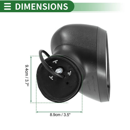 Right Side Door Mirror for Ford Fiesta MK7 (2012-2017)