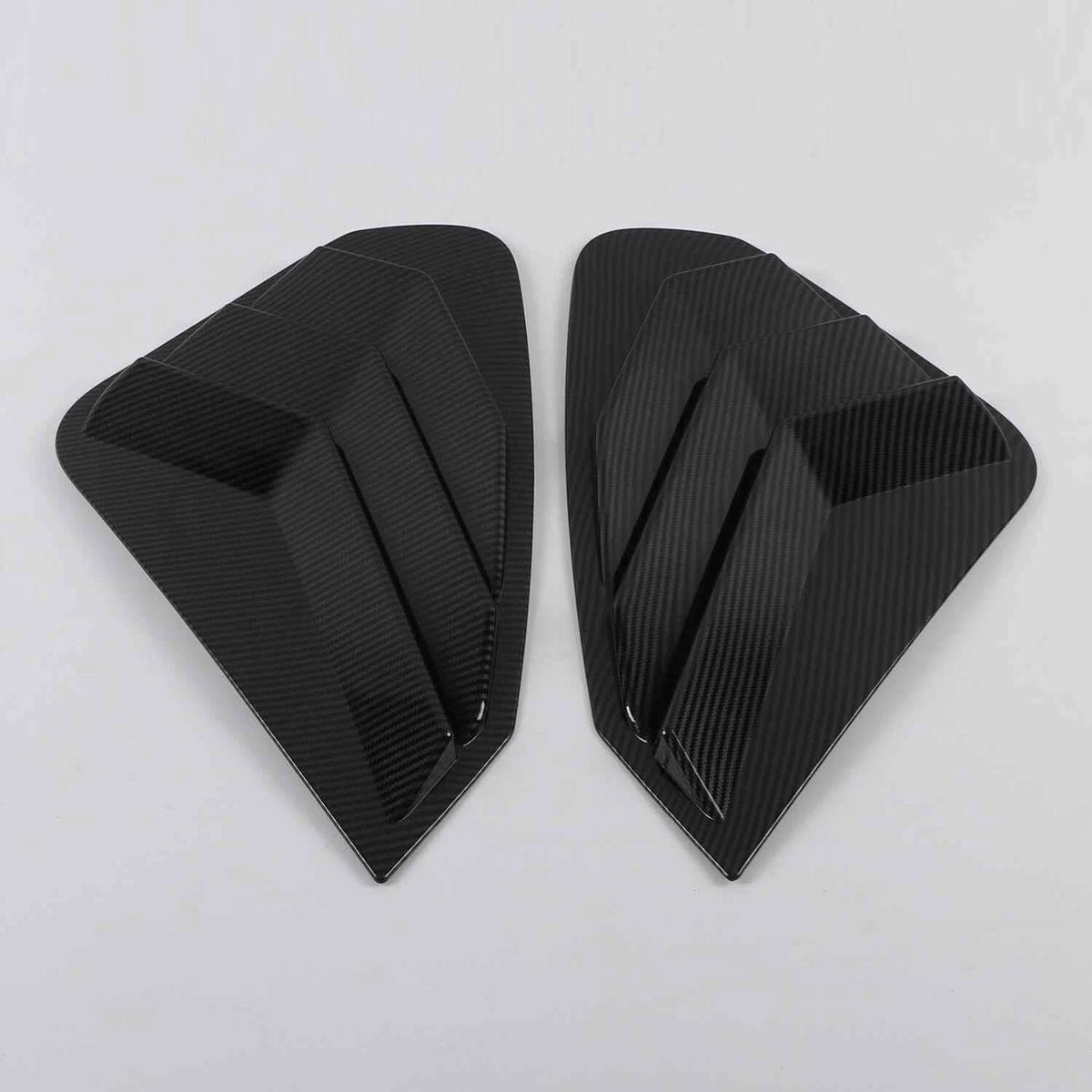 ABS Carbon Fiber Rear Window Side Louver Covers for Toyota RAV4 (2019-2023)