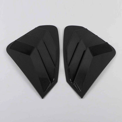 ABS Carbon Fiber Rear Window Side Louver Covers for Toyota RAV4 (2019-2023)