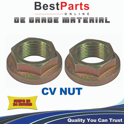 CV Axle Nut M24x1.5 Standard 2 x for LEXUS LS400 (1990–1994)