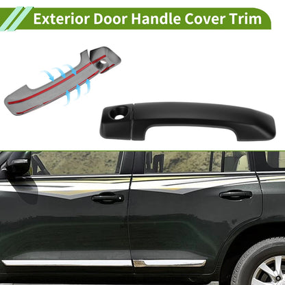 Matte Black Exterior Door Handle Cover Trim  for Toyota FJ Cruiser (07-22)