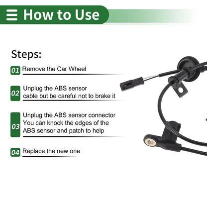 ABS Wheel Speed Sensor for Ford Escape (2004-2008) Rear Right