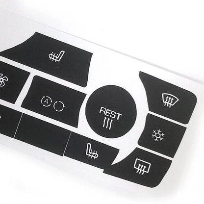 AC Dash Button Repair Decal for BMW 325i 328i E90 E91 E92 (2006-2011)