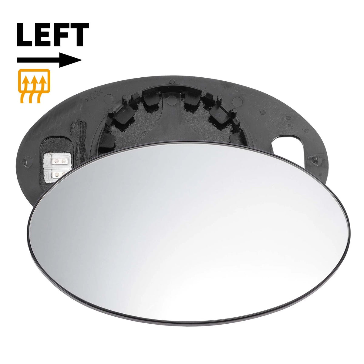 Mirror Glass Left Side White w/ Back Heated for BMW Mini R50 R52 R53 (2001-2008)