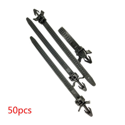 50 x Zip Tie Cable Ties for Car Wiring Loom Harness Fasteners