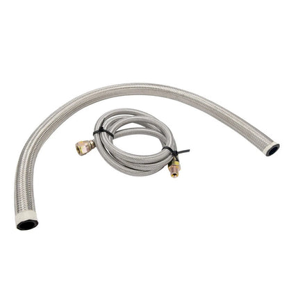 Turbo Charger Oil Drain & Feed Line Kit for T3 T4 T04E T60 T61 T70 (N/A)