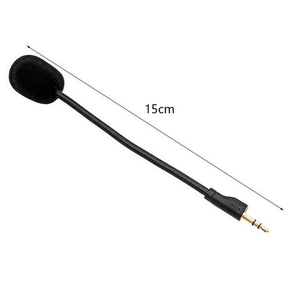 Boom Microphone for Logitech GPRO & G PRO X, 3.5mm Replacement Black