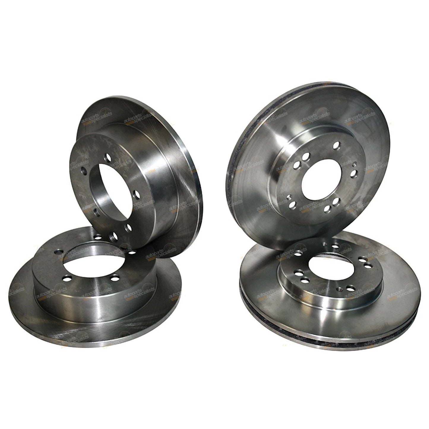 4 Disc Rotors for Mitsubishi Magna (1996 - 2008) Front & Rear Brake Set