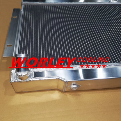 3 Row Aluminum Racing Radiator for Jeep CJ5 CJ6 CJ7 3.8L 4.2L 5.0L (1970-1985)