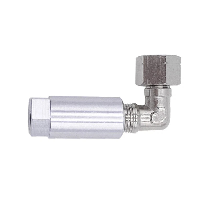 Fuel Rail Pressure Gauge Adapter & 90 Degree Swivel Fitting for Ford