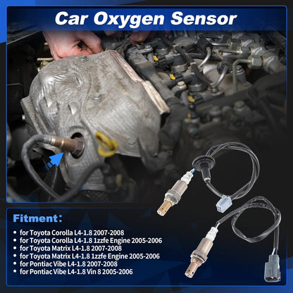 2 x Upstream & Downstream Oxygen Sensor for Toyota Corolla (2007–2008)